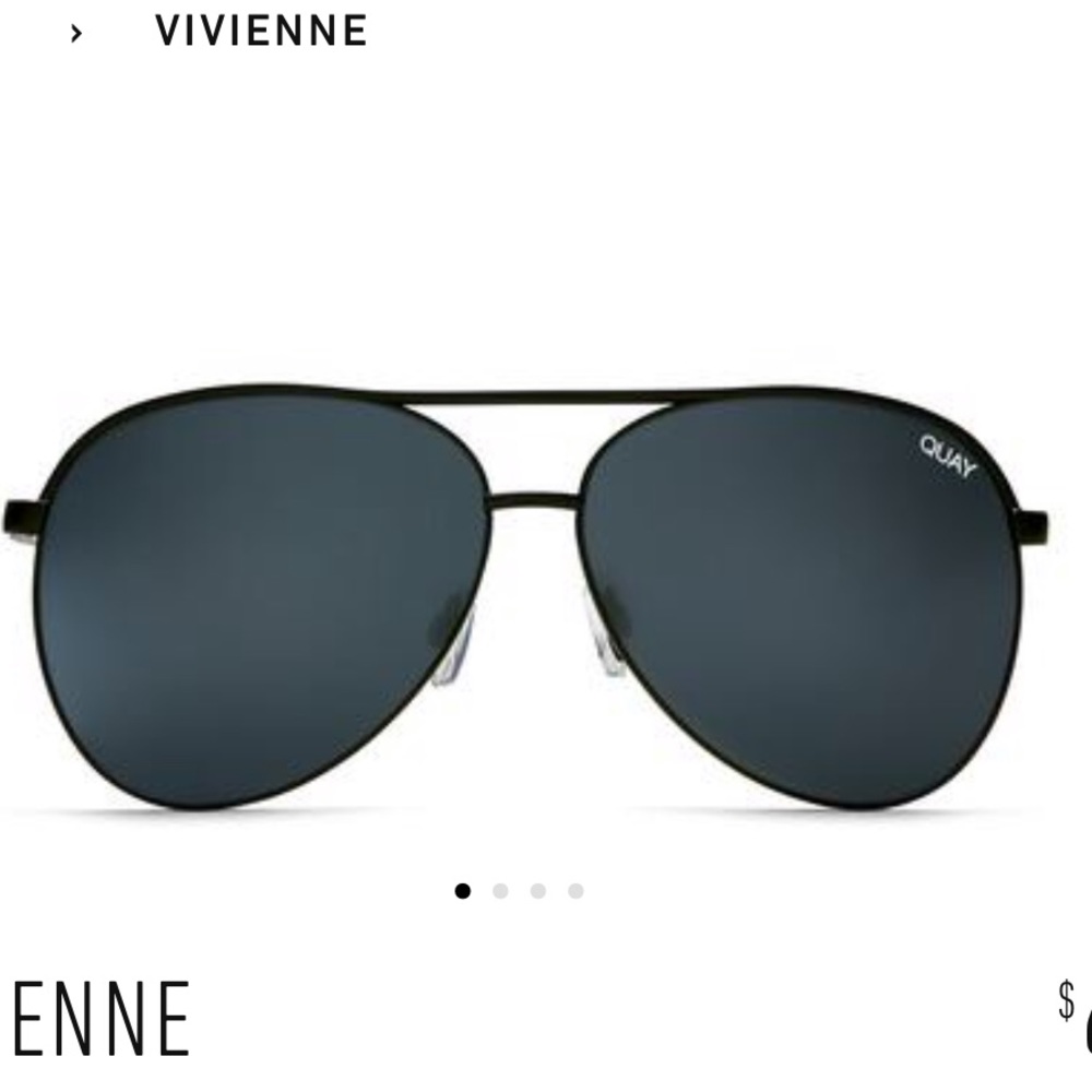 COPY - glam oversized aviators with a black metal frame